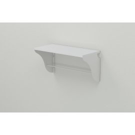Полка настенная Ferrum-decor Комфи 260x500x240 металл Белый ДСП Белое 16 мм (KOM0008)