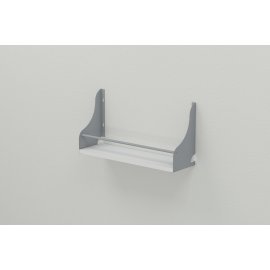 Купить Полка настенная Ferrum-decor Изи 260x500x150 металл Серый ДСП Белое 16 мм (IZI0015)