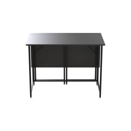 Стол-книжка трансформер Морис 2 Ferrum-decor 750x1000x1100 Черный металл ДСП Сосна Кембра 16 мм (MORI208)