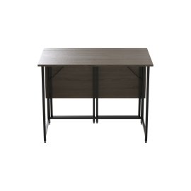 Стол-книжка трансформер Морис 2 Ferrum-decor 750x1000x1100 Черный металл ДСП Дуб Сонома Трюфель 16 мм (MORI205)