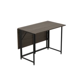 Стол-книжка трансформер Морис 2 Ferrum-decor 750x1000x1100 Черный металл ДСП Дуб Сонома Трюфель 16 мм (MORI205)