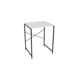 Стелаж полку Бафрум 401 Ferrum-decor для пральної машини 90x70,5x60,5 Чорний метал ДСП Білий 16 мм (BED40106)