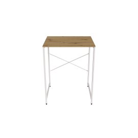 Стелаж полку Бафрум 401 Ferrum-decor для пральної машини 90x70,5x60,5 Білий метал ДСП Дуб Артезіан 16 мм (BED40115)