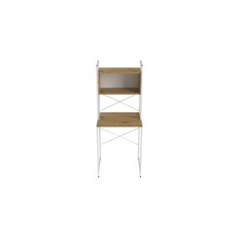 Стеллаж полка Бафрум 403 Ferrum-decor для стиральной машины 178x70,5x60,5 Черный металл ДСП Дуб Артизан 16 мм (BED40307)