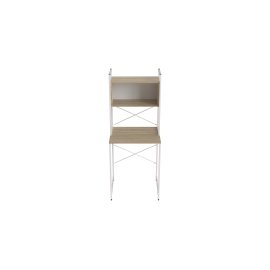 Стеллаж полка Бафрум 403 Ferrum-decor для стиральной машины 178x70,5x60,5 Черный металл ДСП Дуб Сонома 16 мм (BED40303)