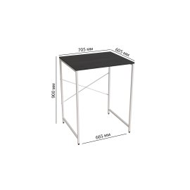 Стелаж полку Бафрум 401 Ferrum-decor для пральної машини 90x70,5x60,5 Білий метал ДСП Сосна Кембра 16 мм (BED40109)