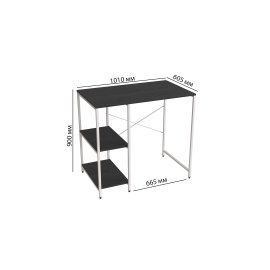 Стеллаж полка Бафрум 405 Ferrum-decor для стиральной машины 90x101x60,5 Белый металл ДСП Сосна Кембра 16 мм (BED40509)