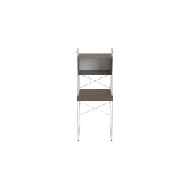 Стеллаж полка Бафрум 403 Ferrum-decor для стиральной машины 178x70,5x60,5 Черный металл ДСП Дуб Сонома Трюфель 16 мм (BED40304)