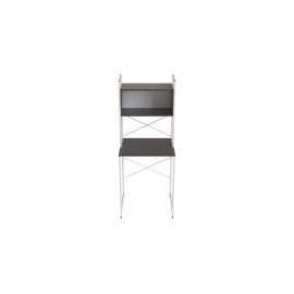 Стеллаж полка Бафрум 403 Ferrum-decor для стиральной машины 178x70,5x60,5 Черный металл ДСП Венге Магия 16 мм (BED40302)