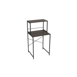 Стелаж полку Бафрум 402 Ferrum-decor для пральної машини 133,5x70,5x60,5 Чорний метал ДСП Венге Магія 16 мм (BED40202)
