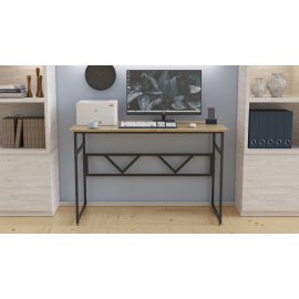 Комп'ютерний стіл Ferrum-decor Раян 75x100x70 чорний ДСП Дуб Сонома 16мм