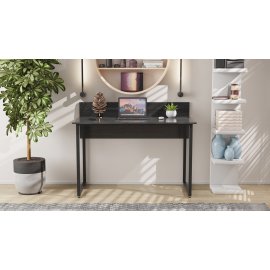 Компьютерный стол Ferrum-decor Скай 75x100x60 черный ДСП Сосна Кембра 16мм