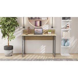 Письменный стол Ferrum-decor Скай 75x120x70 серый ДСП Дуб Сонома 16мм