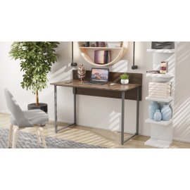 Письменный стол Ferrum-decor Скай 75x100x70 серый ДСП Дуб Сонома Трюфель 16мм