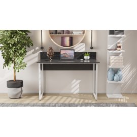 Компьютерный стол Ferrum-decor Скай 75x120x70 белый ДСП Сосна Кембра 16мм