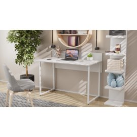 Письменный стол Ferrum-decor Скай 76x100x70 белый ДСП Белое 32мм