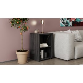Стол-тумба трансформер Смарт 2/2 Ferrum-decor 750x1450x600 Черный металл ДСП Сосна Кембра 16 мм (SMART209)