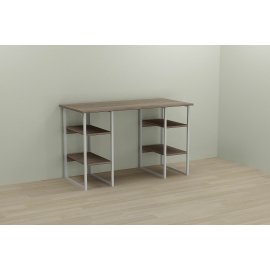 Письменный стол Ferrum-decor Карэн 75x120x60 белый ДСП Дуб Сонома 16мм