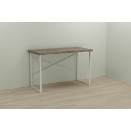 Письменный стол Ferrum-decor Дейв 76x140x60 белый ДСП Дуб Сонома Трюфель 32мм