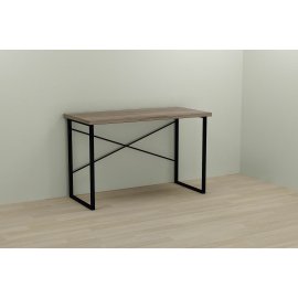 Письменный стол Ferrum-decor Дейв 76x100x60 черный ДСП Дуб Сонома Трюфель 32мм