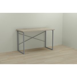 Письменный стол Ferrum-decor Дейв 76x100x60 серый ДСП Дуб Сонома Трюфель 32мм