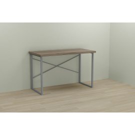 Компьютерный стол Ferrum-decor Дейв 75x100x60 серый ДСП Дуб Сан-Марино 32мм