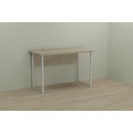 Письменный стол Ferrum-decor Курт 76x100x60 белый ДСП Дуб Сонома 32мм