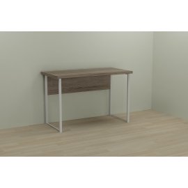 Компьютерный стол Ferrum-decor Курт 75x100x60 белый ДСП Дуб Сан-Марино 32мм