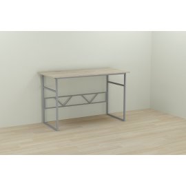 Письменный стол Ferrum-decor Раян 75x120x60 серый ДСП Дуб Сонома 16мм
