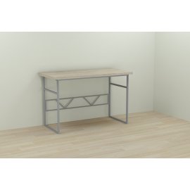 Письменный стол Ferrum-decor Раян 76x100x60 серый ДСП Дуб Сонома 32мм