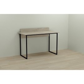 Письменный стол Ferrum-decor Скай 75x100x70 черный ДСП Дуб Сонома 16мм