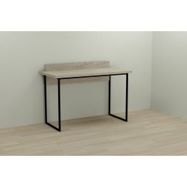 Письменный стол Ferrum-decor Скай 76x120x70 черный ДСП Дуб Сонома 32мм
