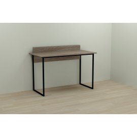 Письменный стол Ferrum-decor Скай 75x100x60 черный ДСП Дуб Сонома Трюфель 16мм