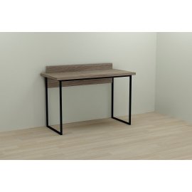 Письменный стол Ferrum-decor Скай 76x100x60 черный ДСП Дуб Сонома Трюфель 32мм