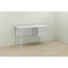 Письменный стол Ferrum-decor Дакота 76x120x60 белый ДСП Белое 32мм