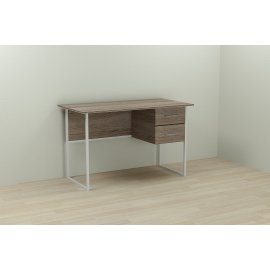 Письменный стол Ferrum-decor Дакота 75x120x60 белый ДСП Дуб Сонома Трюфель 16мм