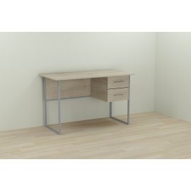 Письменный стол Ferrum-decor Дакота 75x120x70 серый ДСП Дуб Сонома Трюфель 16мм