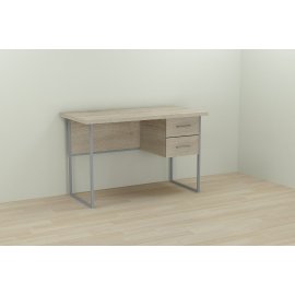 Письменный стол Ferrum-decor Дакота 76x120x70 серый ДСП Дуб Сонома Трюфель 32мм