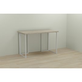 Письменный стол Ferrum-decor Ханна 76x100x60 белый ДСП Дуб Сонома Трюфель 32мм