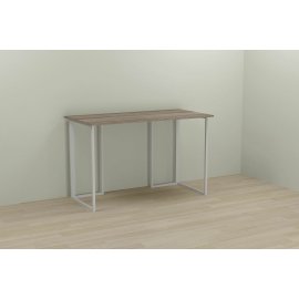 Письменный стол Ferrum-decor Ханна 75x100x60 белый ДСП Дуб Сонома Трюфель 16мм
