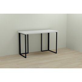 Письменный стол Ferrum-decor Ханна 76x100x60 черный ДСП Белое 32мм