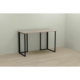 Письменный стол Ferrum-decor Ханна 75x100x60 черный ДСП Дуб Сонома 16мм