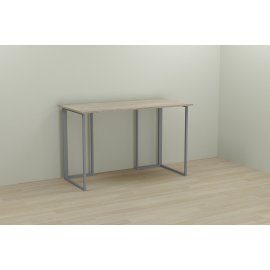 Письменный стол Ferrum-decor Ханна 75x120x60 серый ДСП Дуб Сонома 16мм
