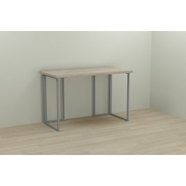 Письменный стол Ferrum-decor Ханна 76x100x60 серый ДСП Дуб Сонома 32мм