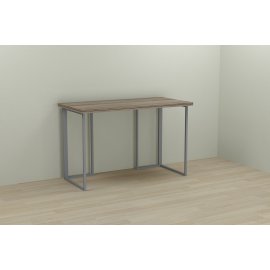 Письменный стол Ferrum-decor Ханна 76x100x60 серый ДСП Дуб Сонома Трюфель 32мм