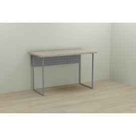 Письменный стол Ferrum-decor Майк 76x120x60 серый ДСП Дуб Сонома 32мм