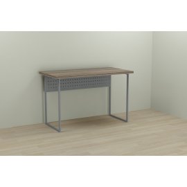 Письменный стол Ferrum-decor Майк 76x100x60 серый ДСП Дуб Сонома Трюфель 32мм