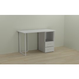 Письменный стол Ferrum-decor Отто 75x120x70 белый ДСП Белое 16мм