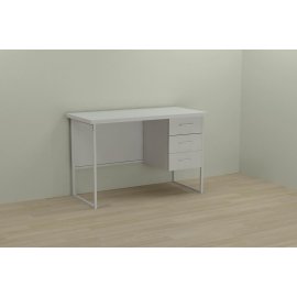 Письменный стол Ferrum-decor Гарри 76x120x70 белый ДСП Белое 32мм