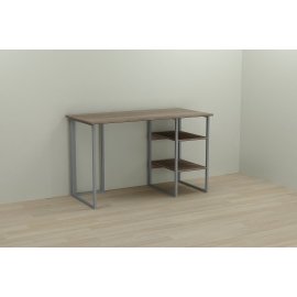 Письменный стол Ferrum-decor Кевин 75x100x60 серый ДСП Дуб Сонома Трюфель 16мм